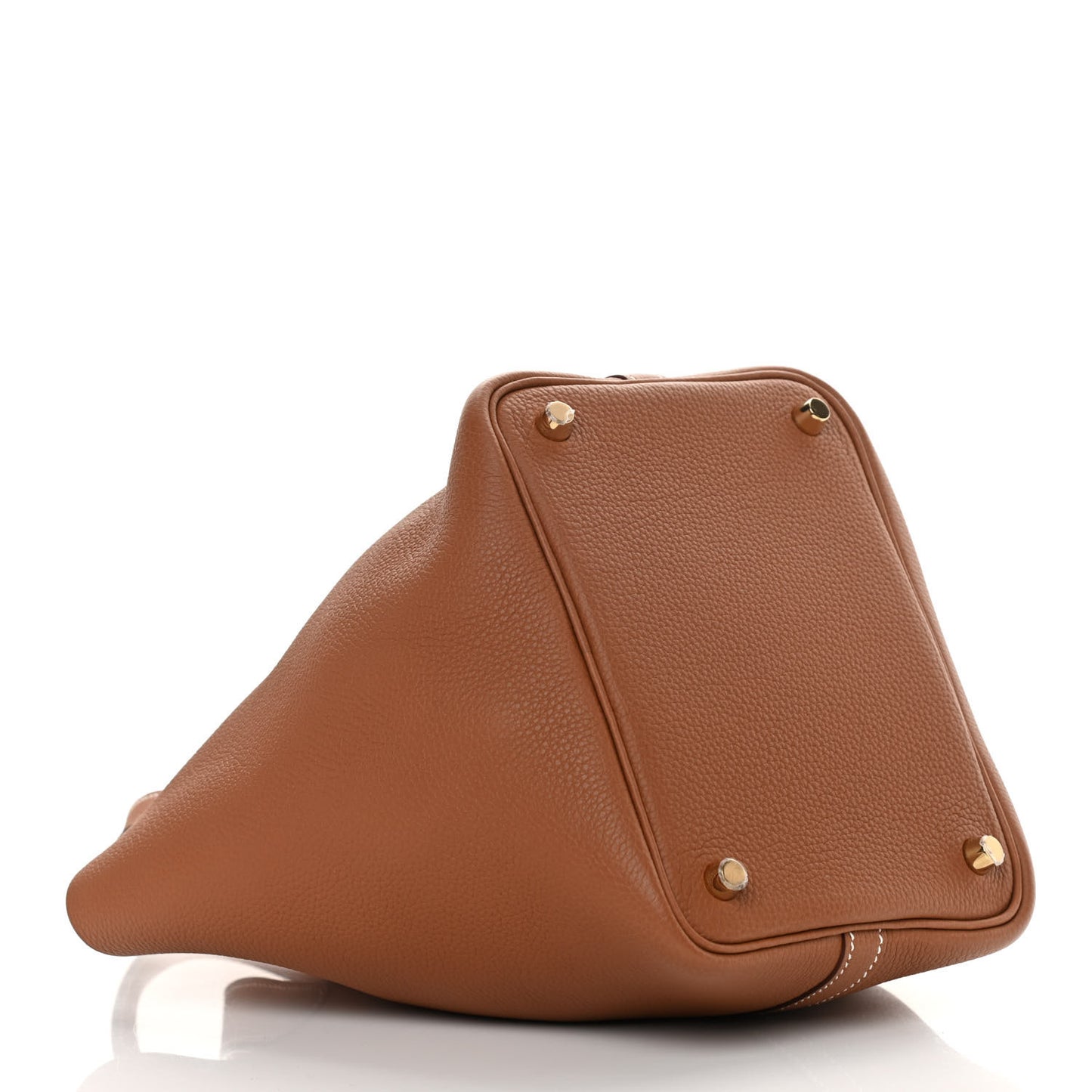 Taurillon Clemence Picotin Lock 18 PM Gold