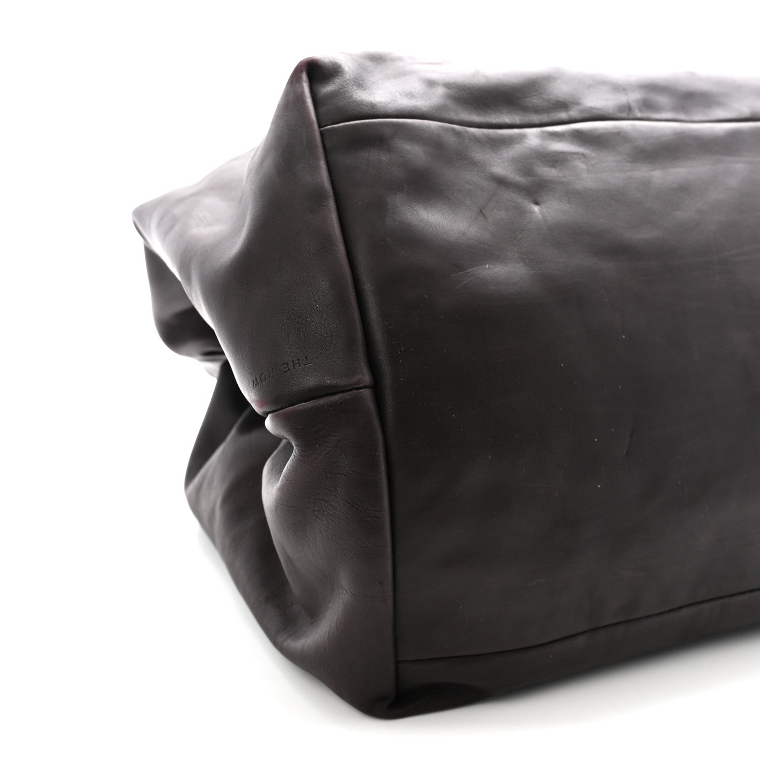 The Row Nappa Elio Bourse Bag Wood Brown 8 of 9