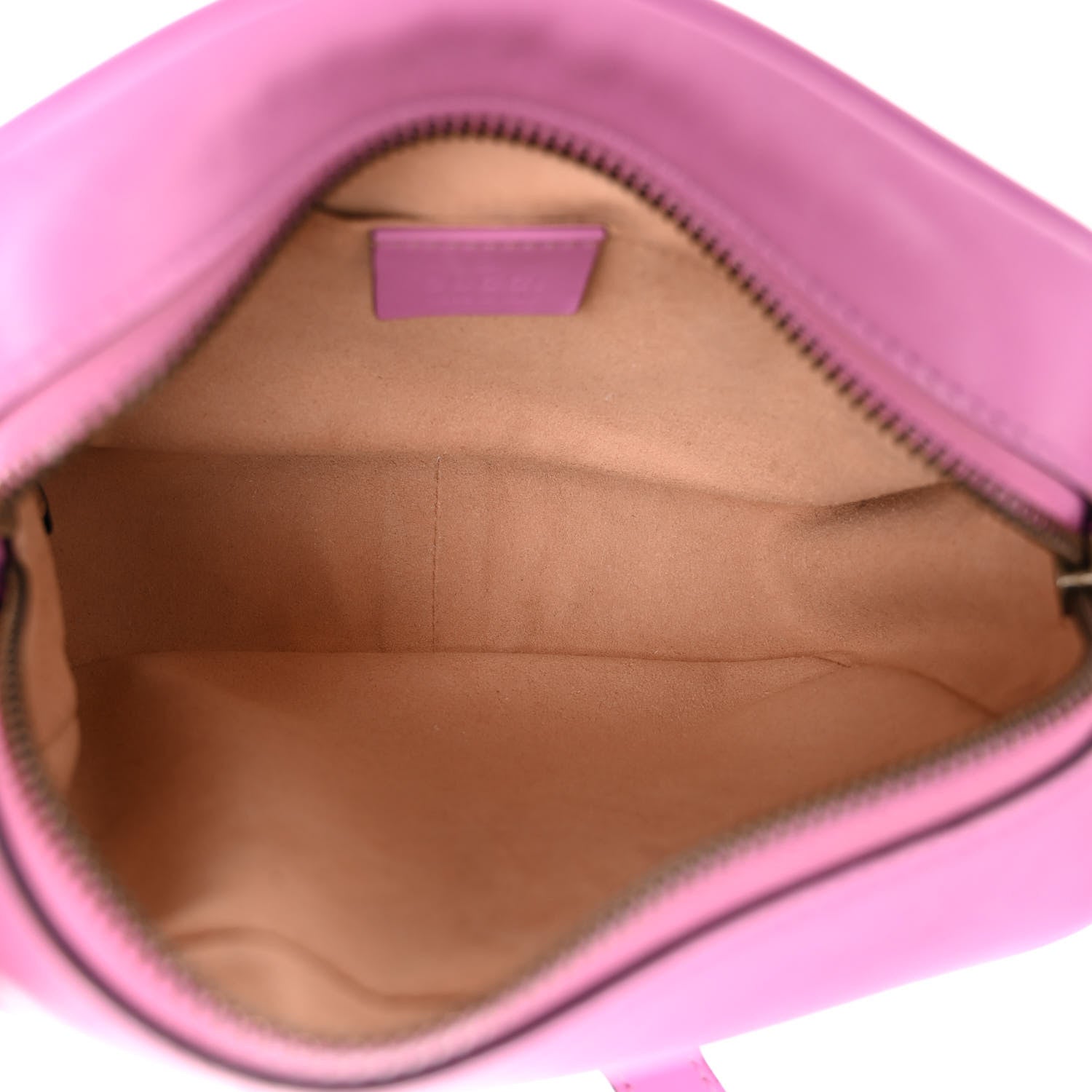 Gucci Calfskin Matelasse Mini GG Marmont Chain Shoulder Bag Candy Mousse 5 of 13