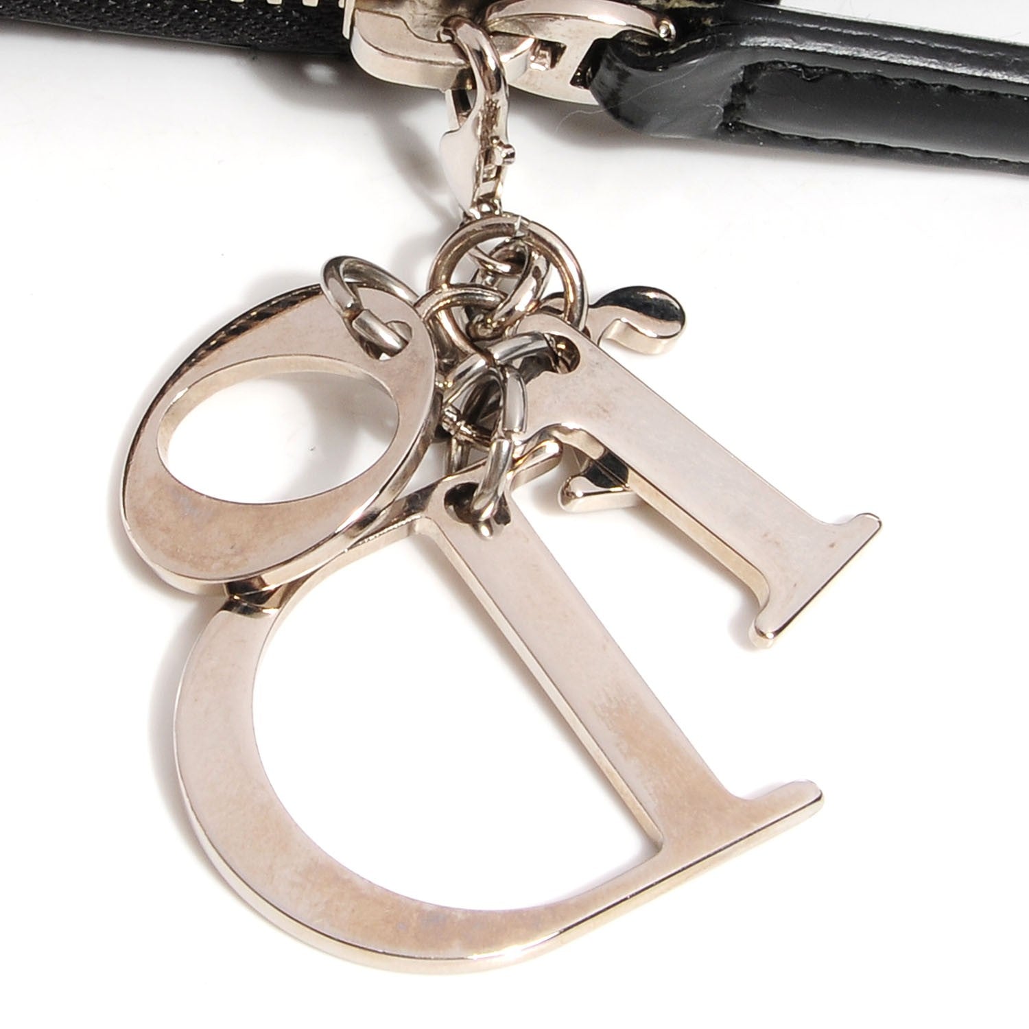 Christian Dior Patent Cannage Lady Dior Continental Wallet Black 5 of 8