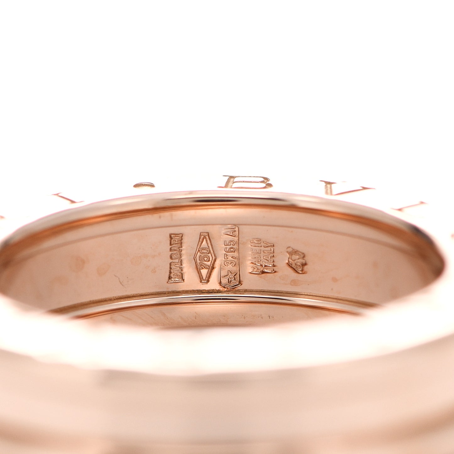 18K Rose Gold B.Zero1 One-Band Ring 47 4.25