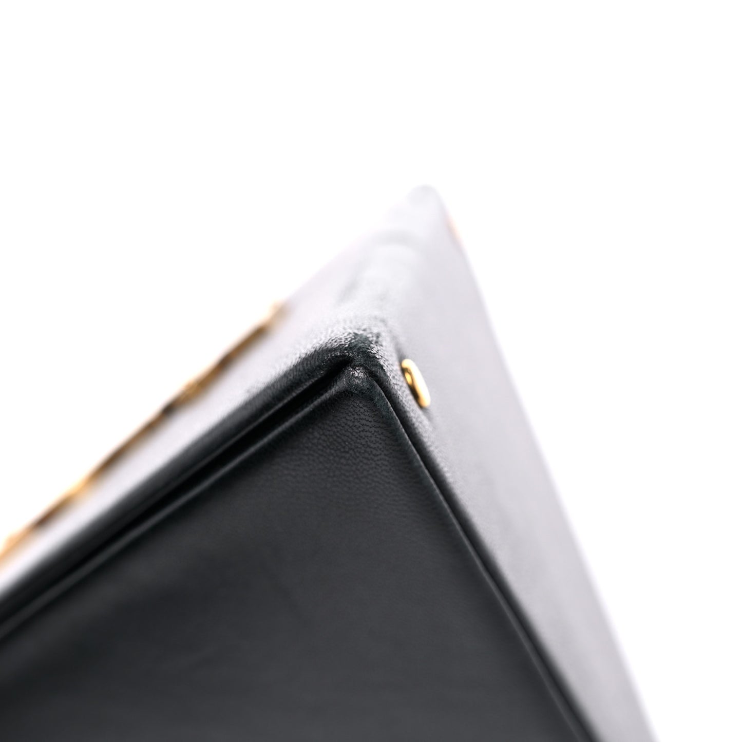 Lambskin Pyramid Clutch Black