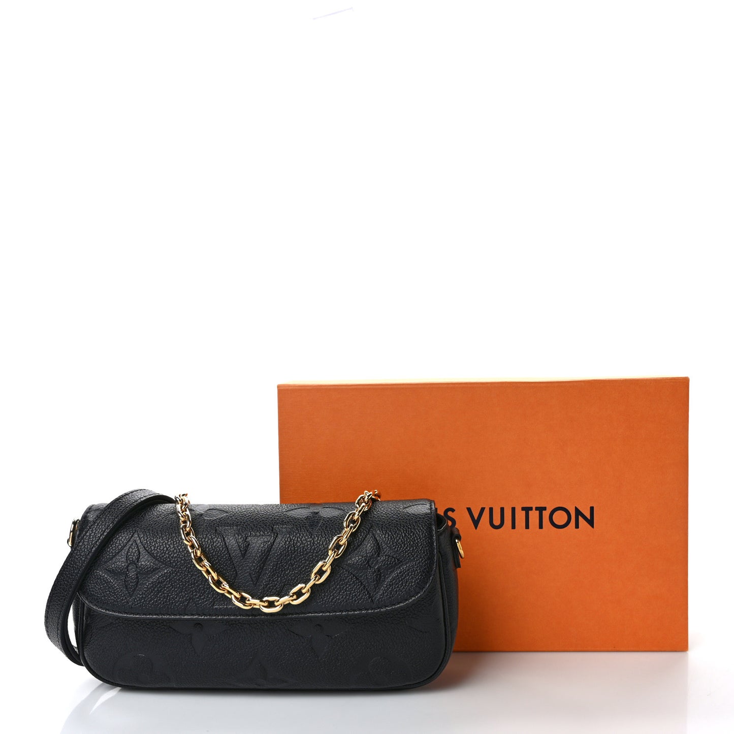 Empreinte Monogram Giant Ivy Wallet On Chain Black