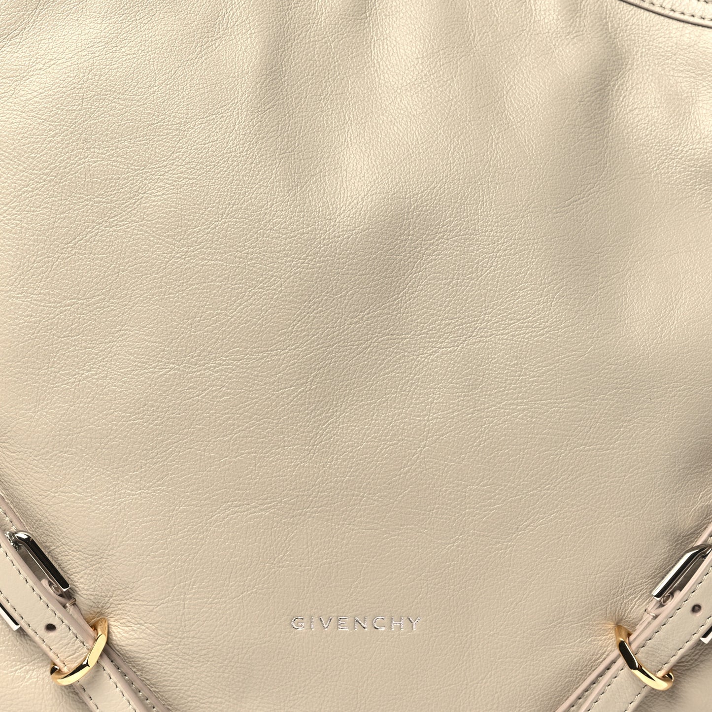 Calfskin Medium Voyou Bag Natural Beige