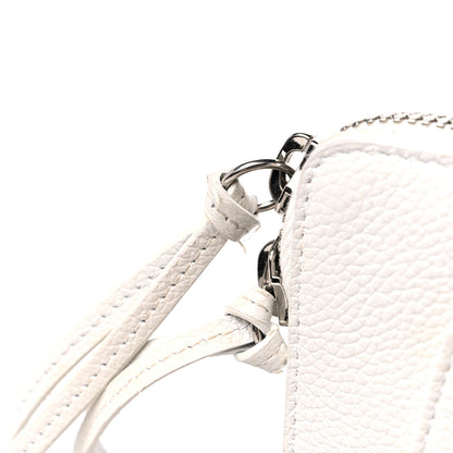 Balenciaga Grained Calfskin Classic Silver Hardware Reporter Crossbody White 12 of 15