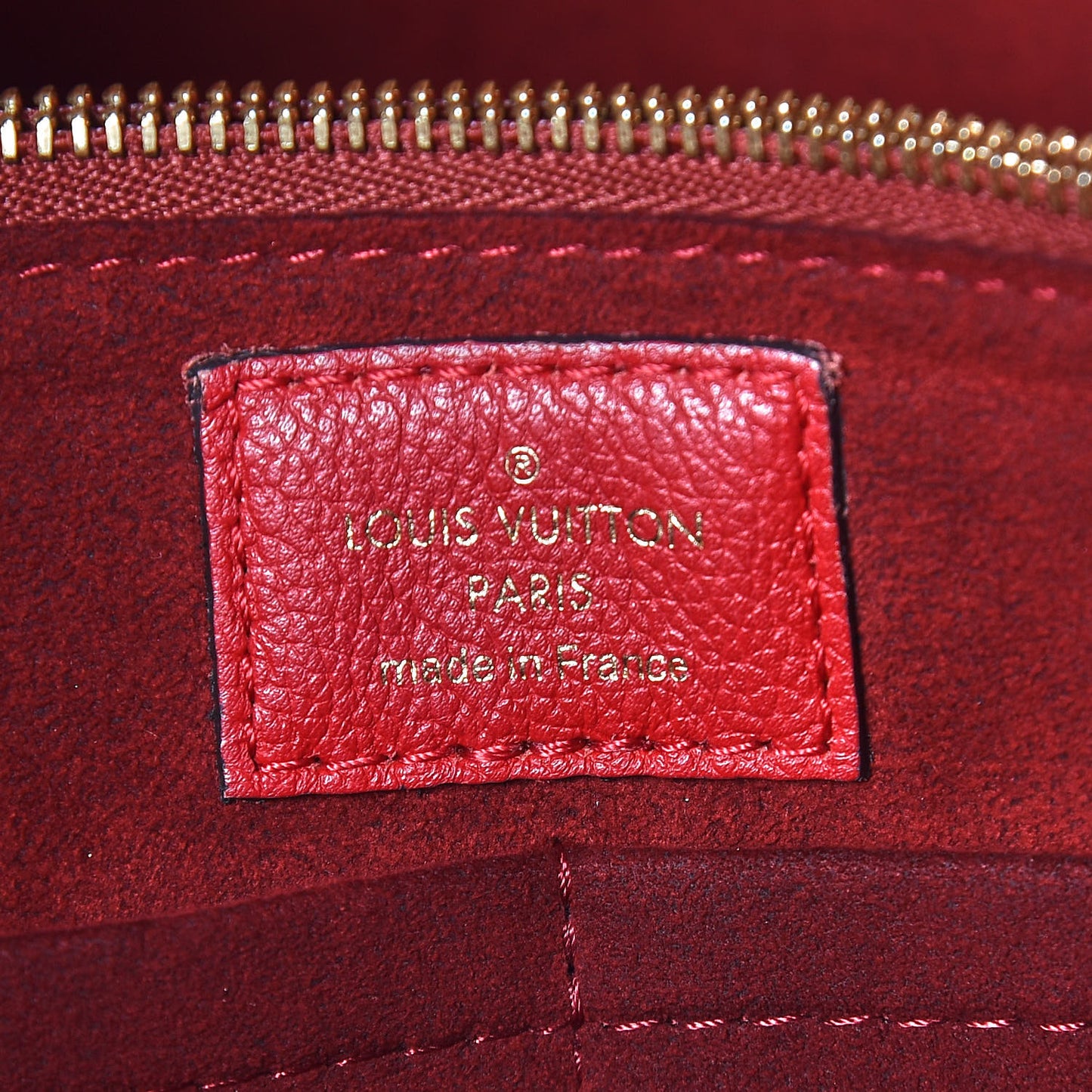 Calfskin Monogram Kimono Tote Cherry