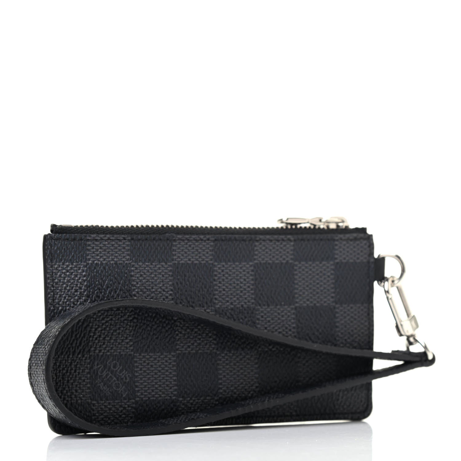 Louis Vuitton Damier Graphite Taiga Coin Card Holder 2 of 5