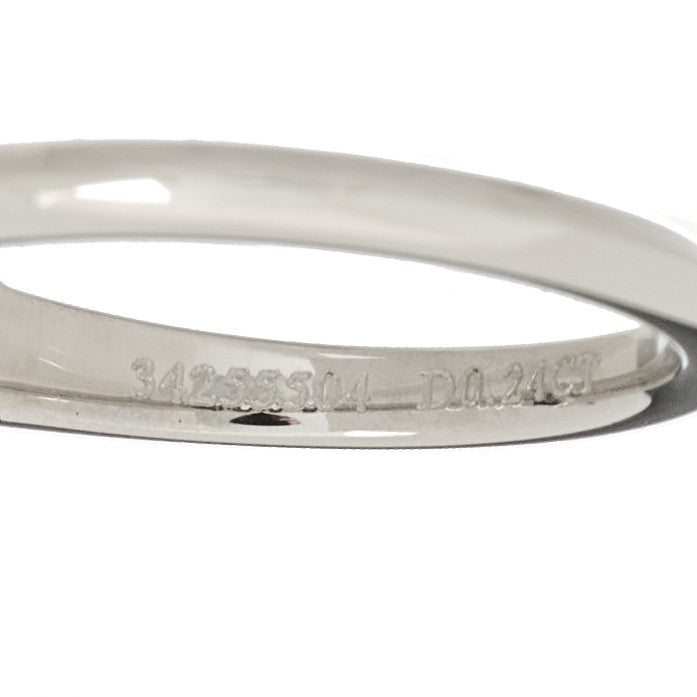Platinum Diamond .24ct Solitaire Engagement Ring 49 5