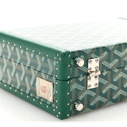 Goyard Goyardine Grand Hotel Trunk Bag Green 8 of 10
