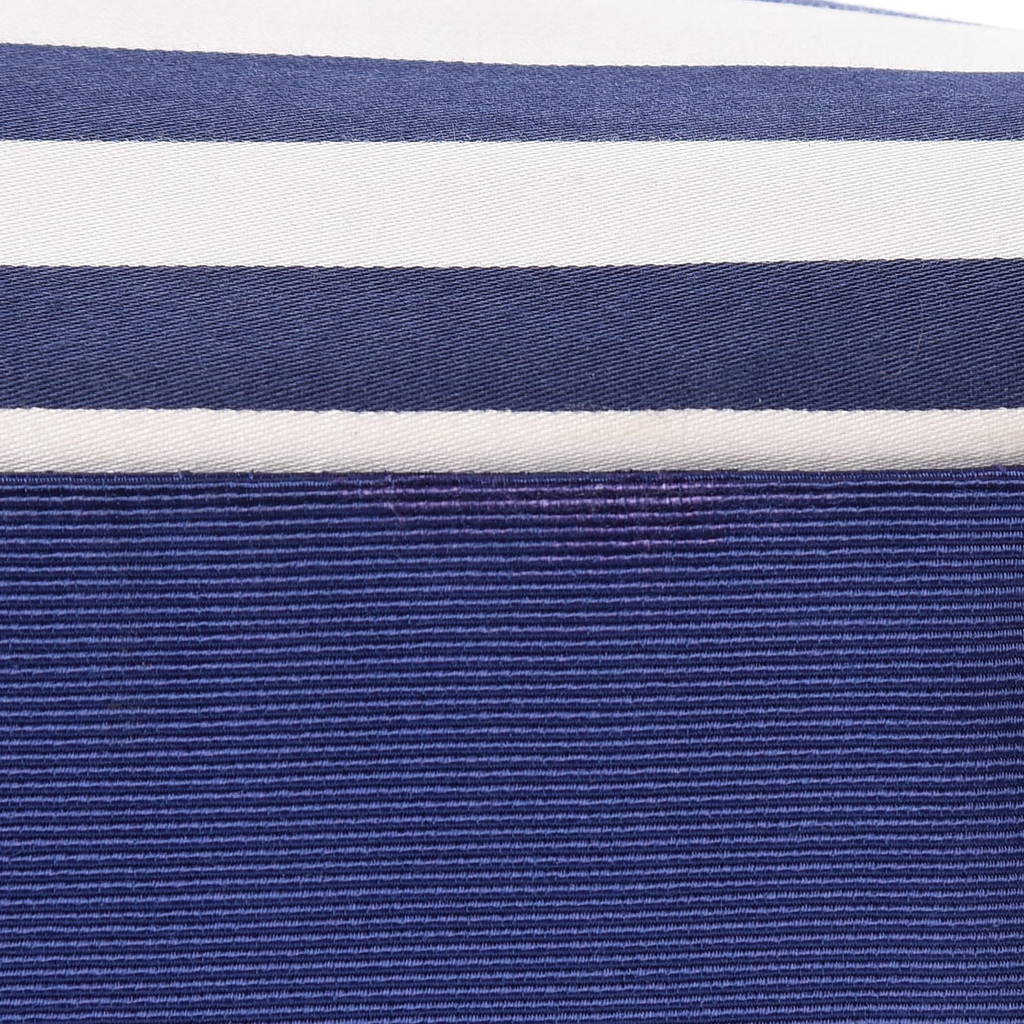 Striped Canvas CC Large Shopping Tote Blue Red White