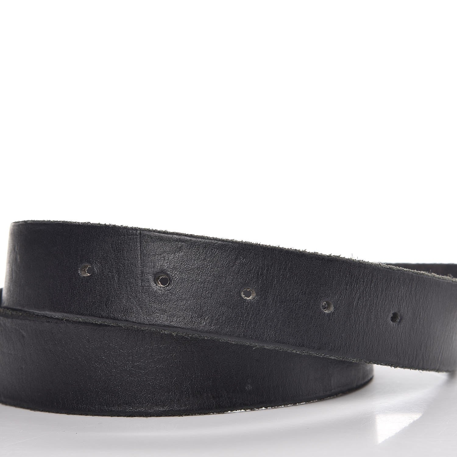 Gucci Faded Calfskin Double G 30mm Belt 85 34 Black 5 of 6