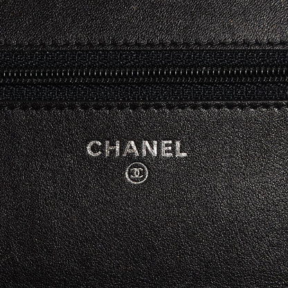 Chanel Caviar Sevruga Wallet On Chain WOC Black 6 of 9