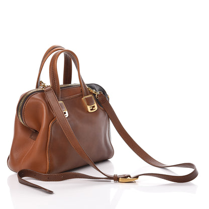 Fendi Capra Vitello Dolce Marmol Colorblock Small Chameleon Tote Moro Biscotti 3 of 12