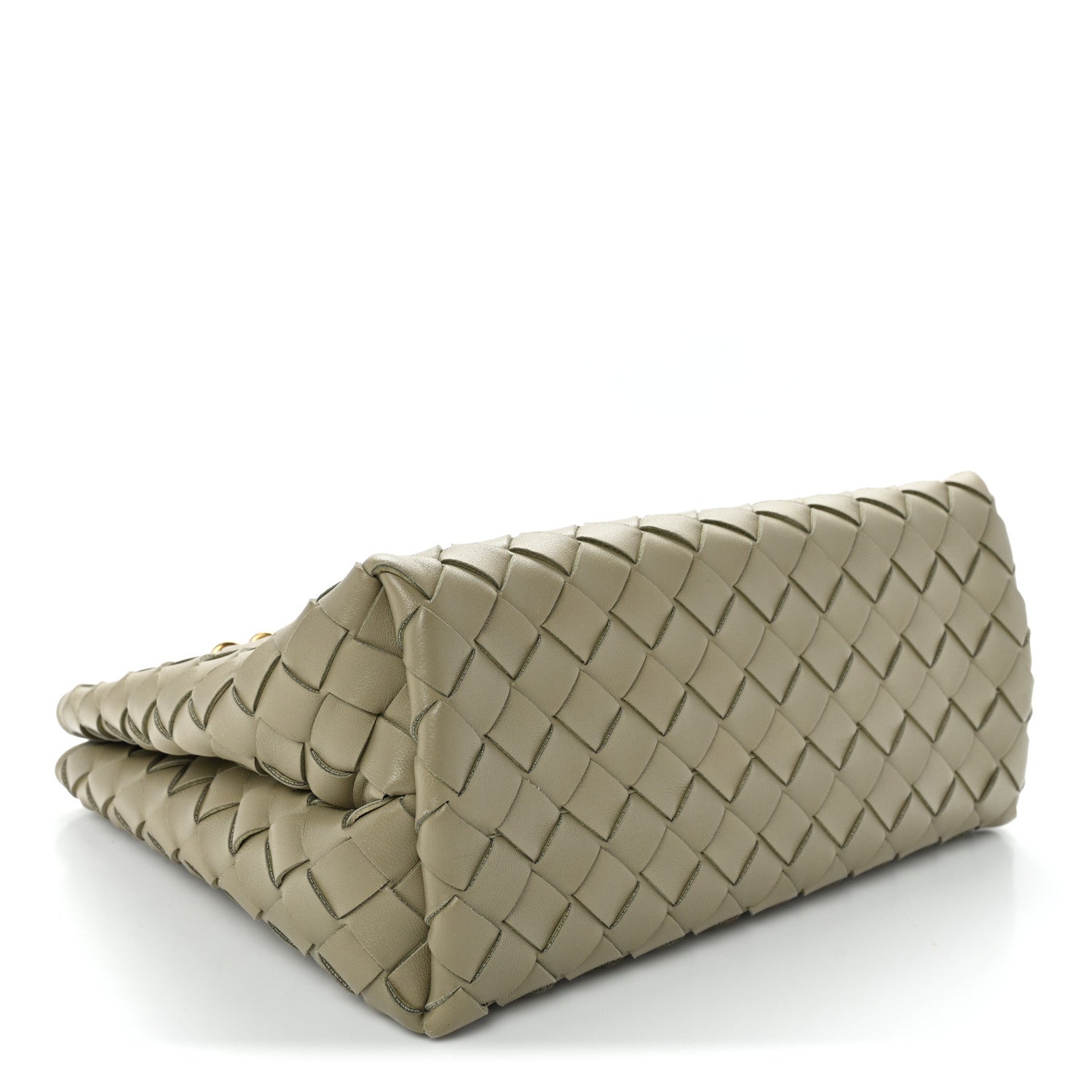 Bottega Veneta Nappa Intrecciato Small Andiamo With Chain Shoulder Bag Travertine 4 of 9