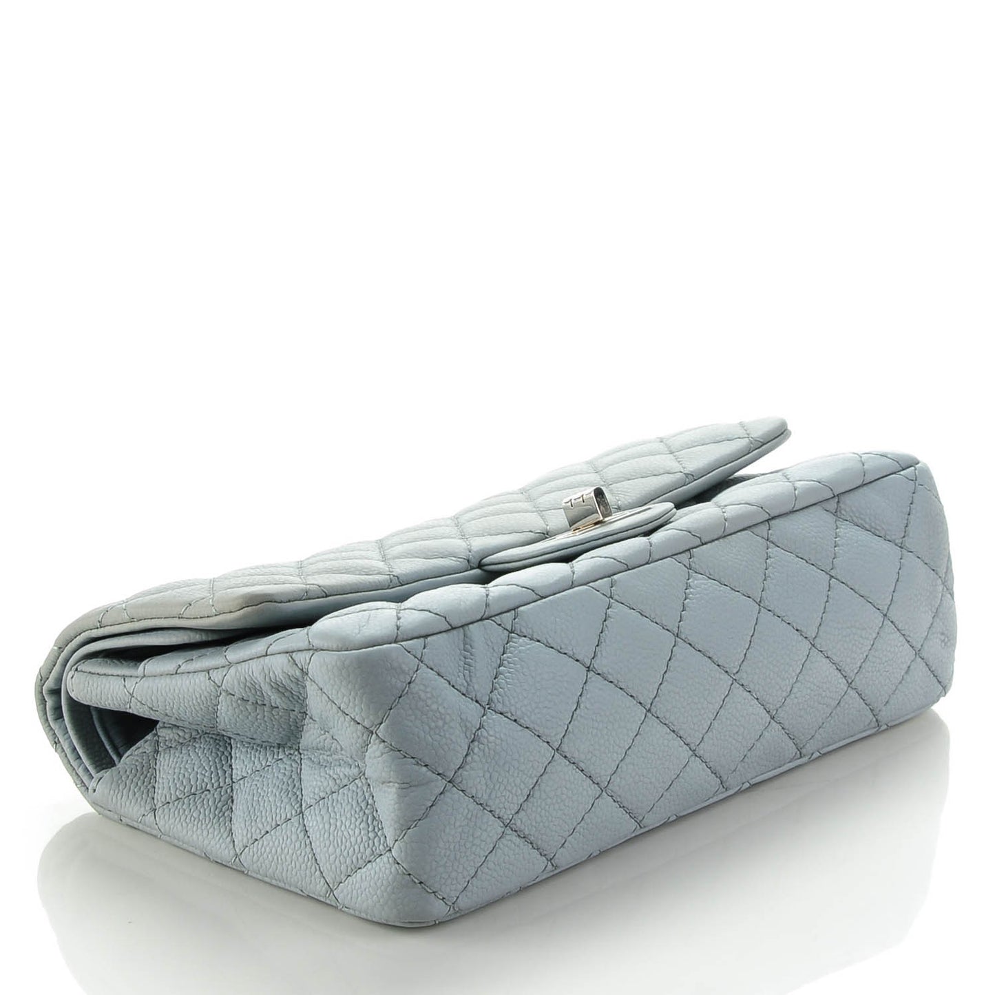 Caviar Quilted 2.55 Reissue Flap 225 Light Blue
