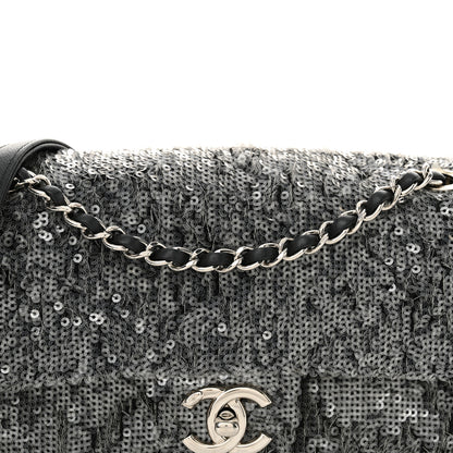 Chanel Sequin Small Single Flap Silver 8 of 10
