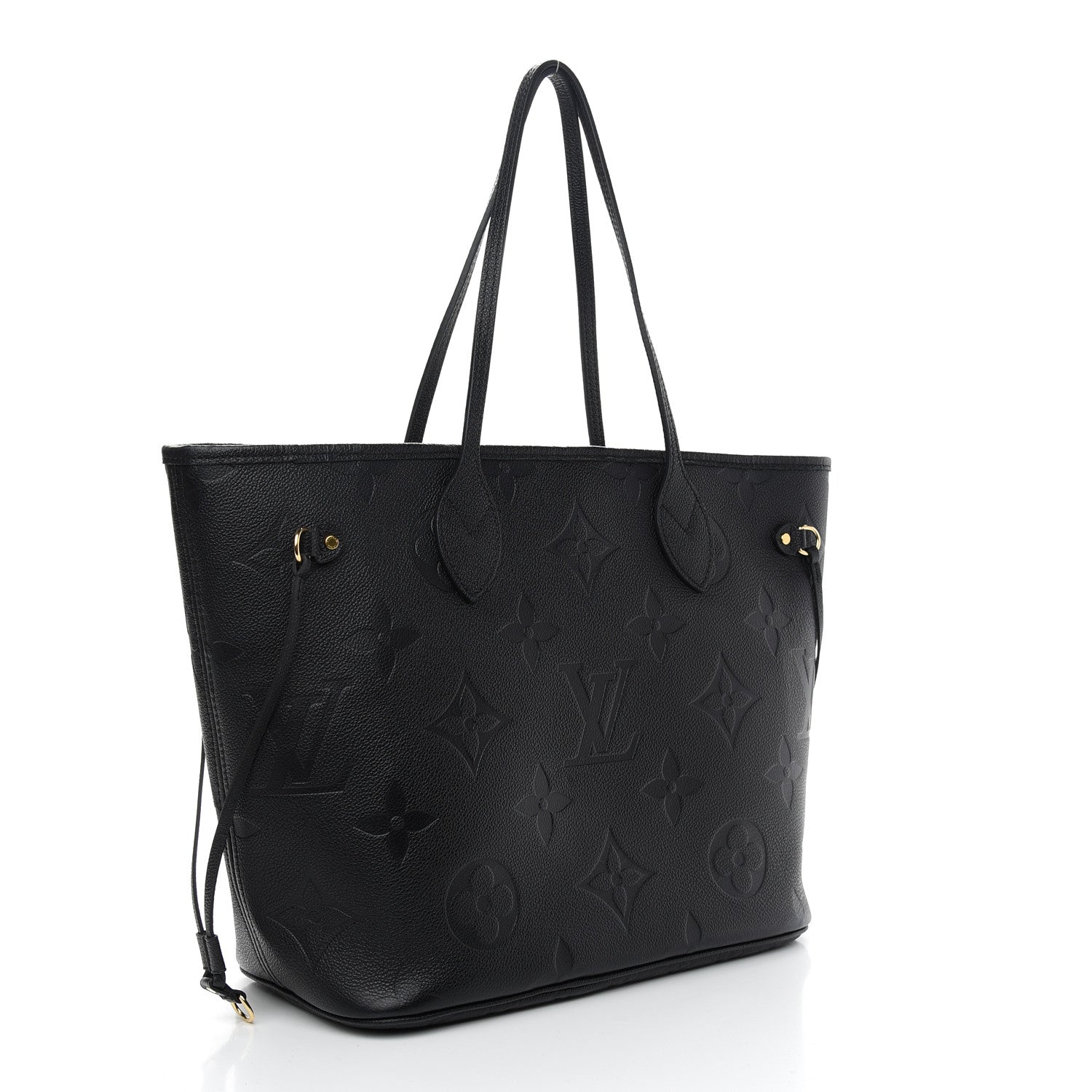 Louis Vuitton Empreinte Monogram Giant Neverfull MM Black 4 of 9