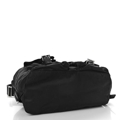 Prada Tessuto Nylon Saffiano Medium Backpack Black 3 of 9