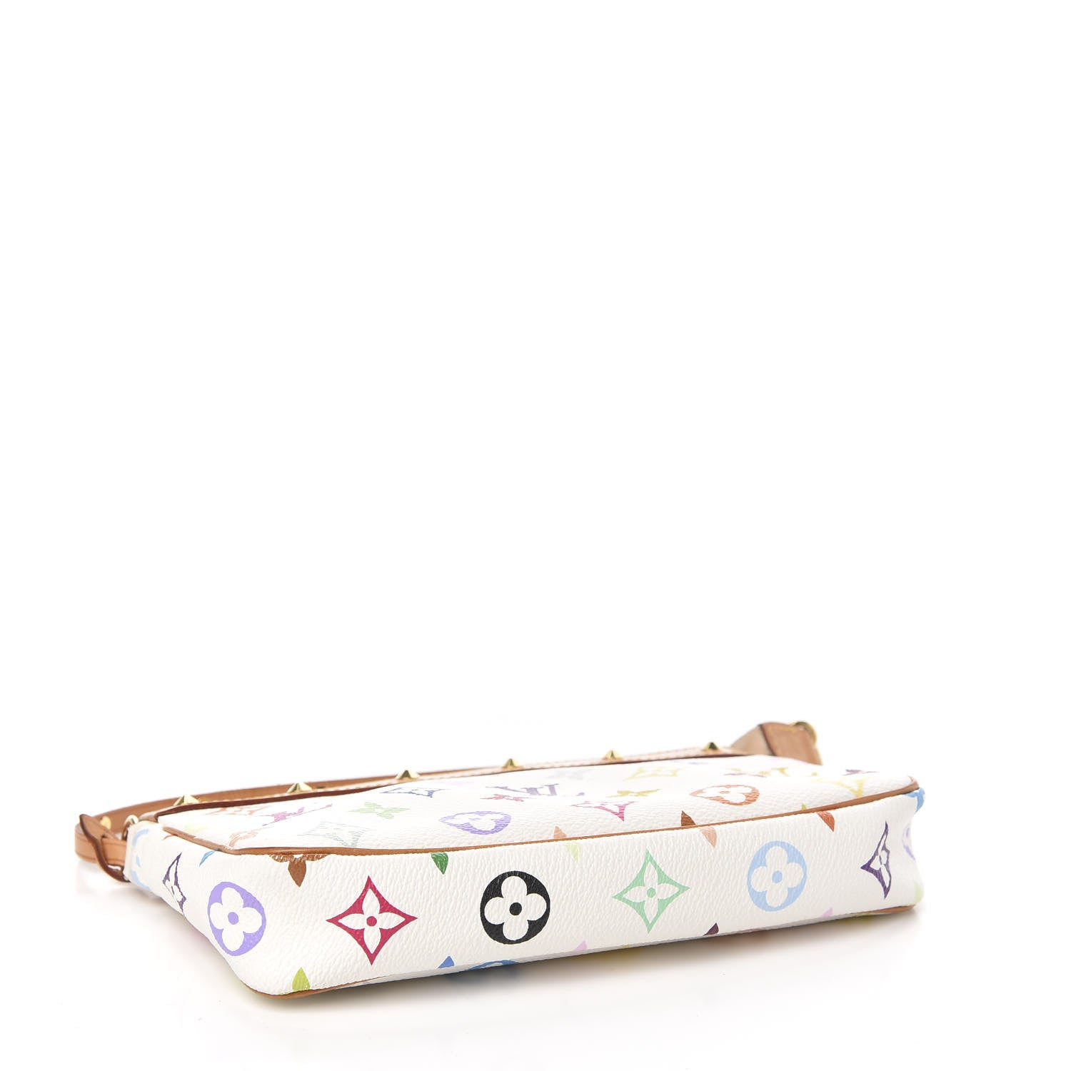 Louis Vuitton Monogram Multicolor Pochette Accessories White 4 of 9