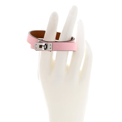Hermes Swift Mini Kelly Double Tour Bracelet T2 Rose Sakura 2 of 5