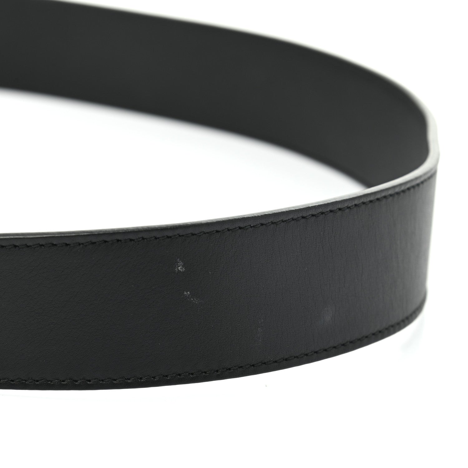 Gucci Moon Calfskin Pearl Double G 40mm Belt 95 38 Black Cream 12 of 12