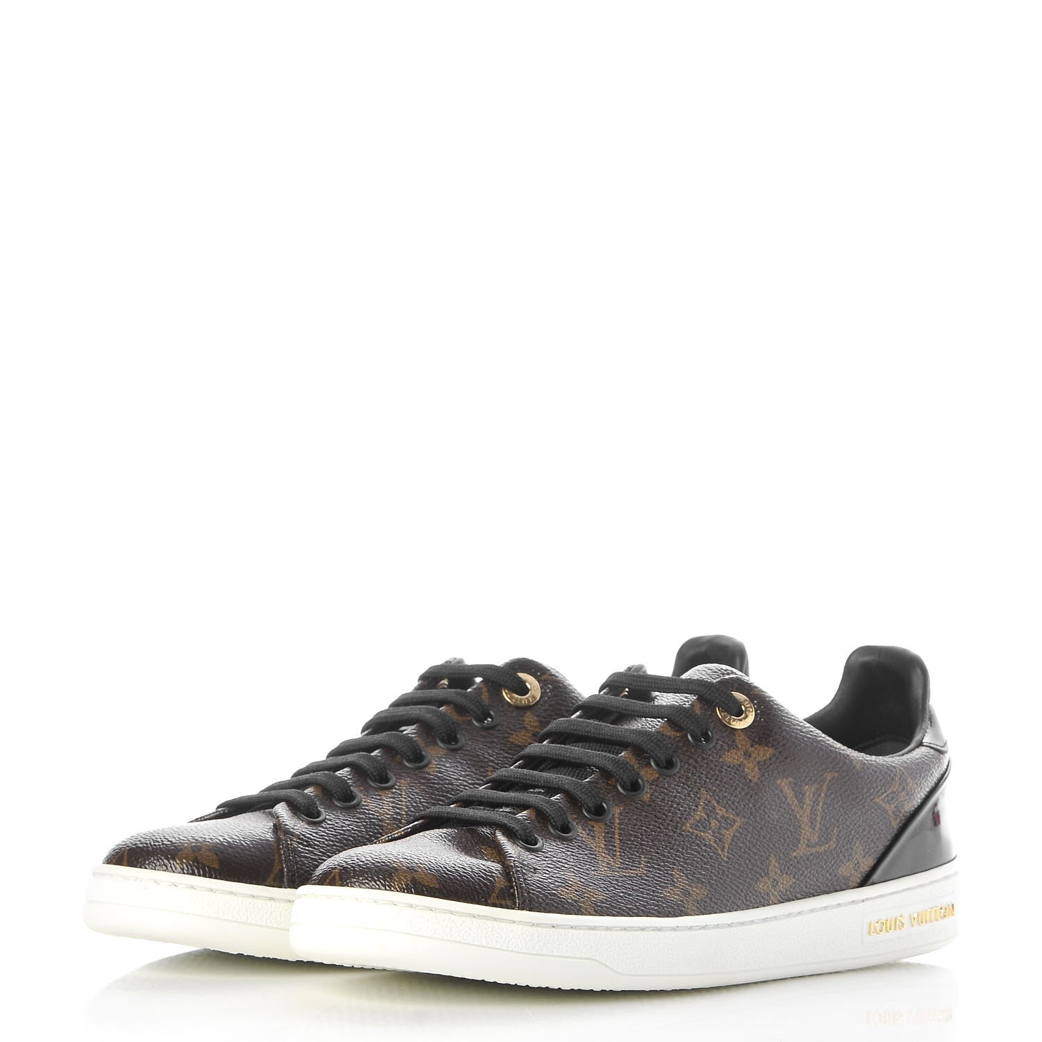 Louis Vuitton Patent Monogram Frontrow Sneakers 37.5 3 of 9