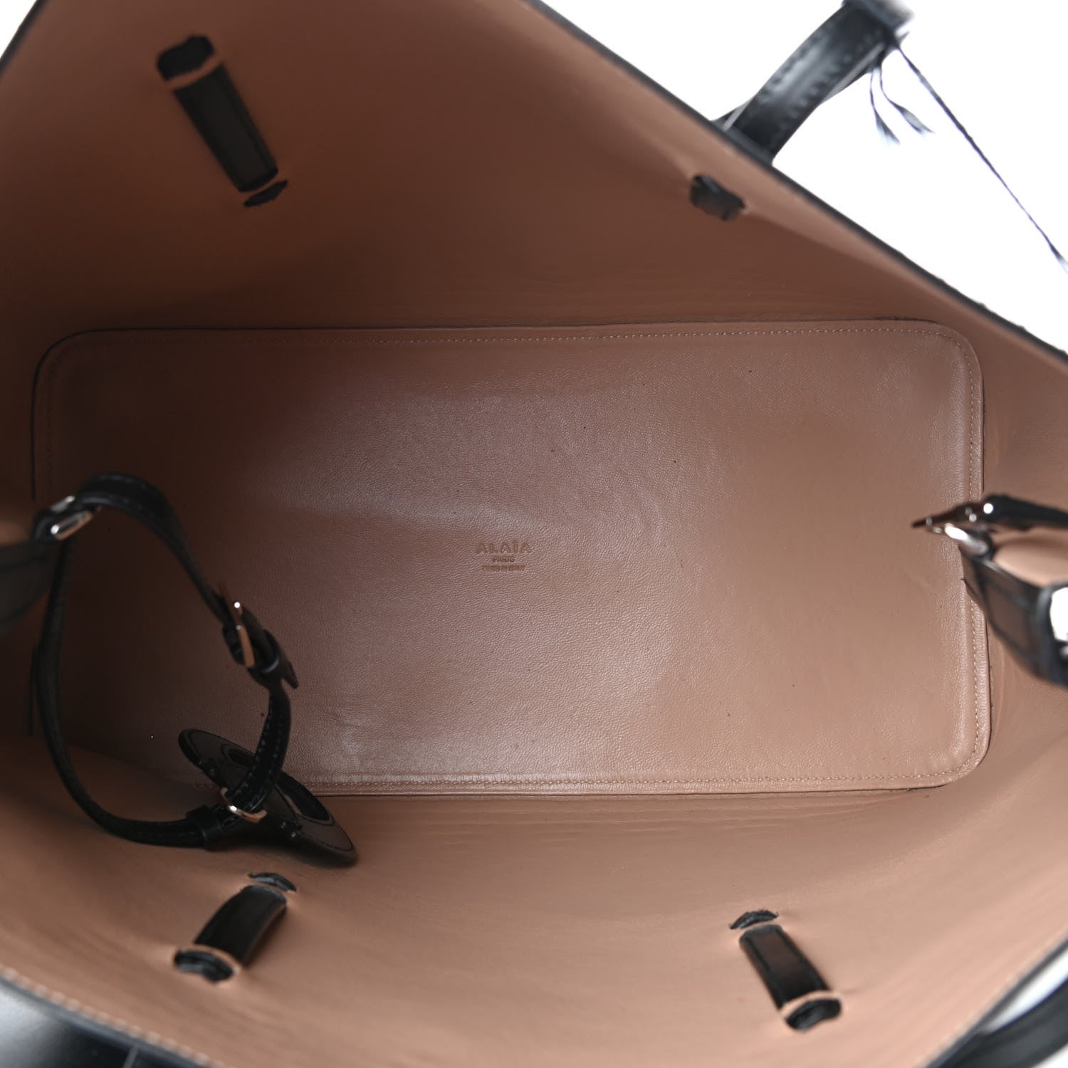 Alaia Calfskin Studded Tote Black 4 of 4