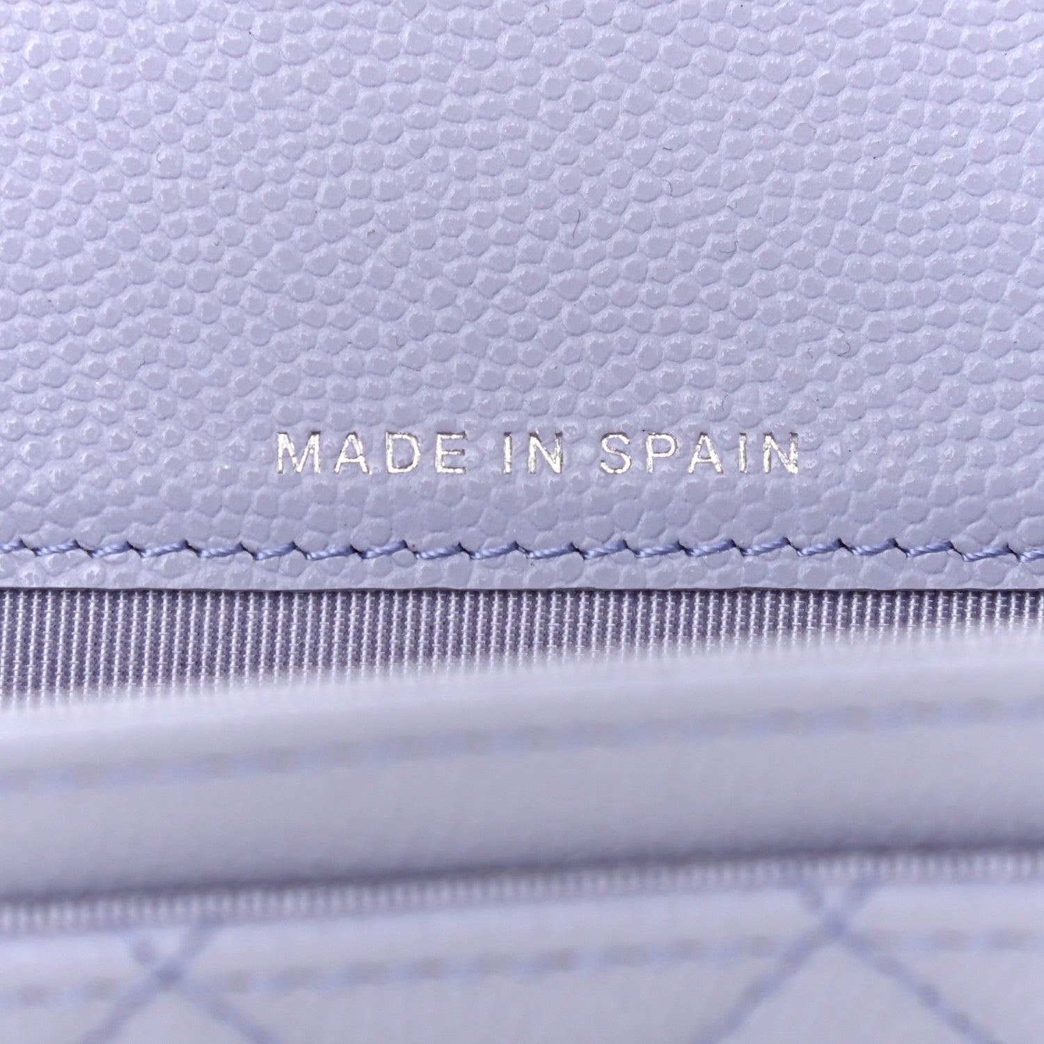 Chanel Caviar Quilted Flap Card Holder Wallet Light Purple 7 of 8