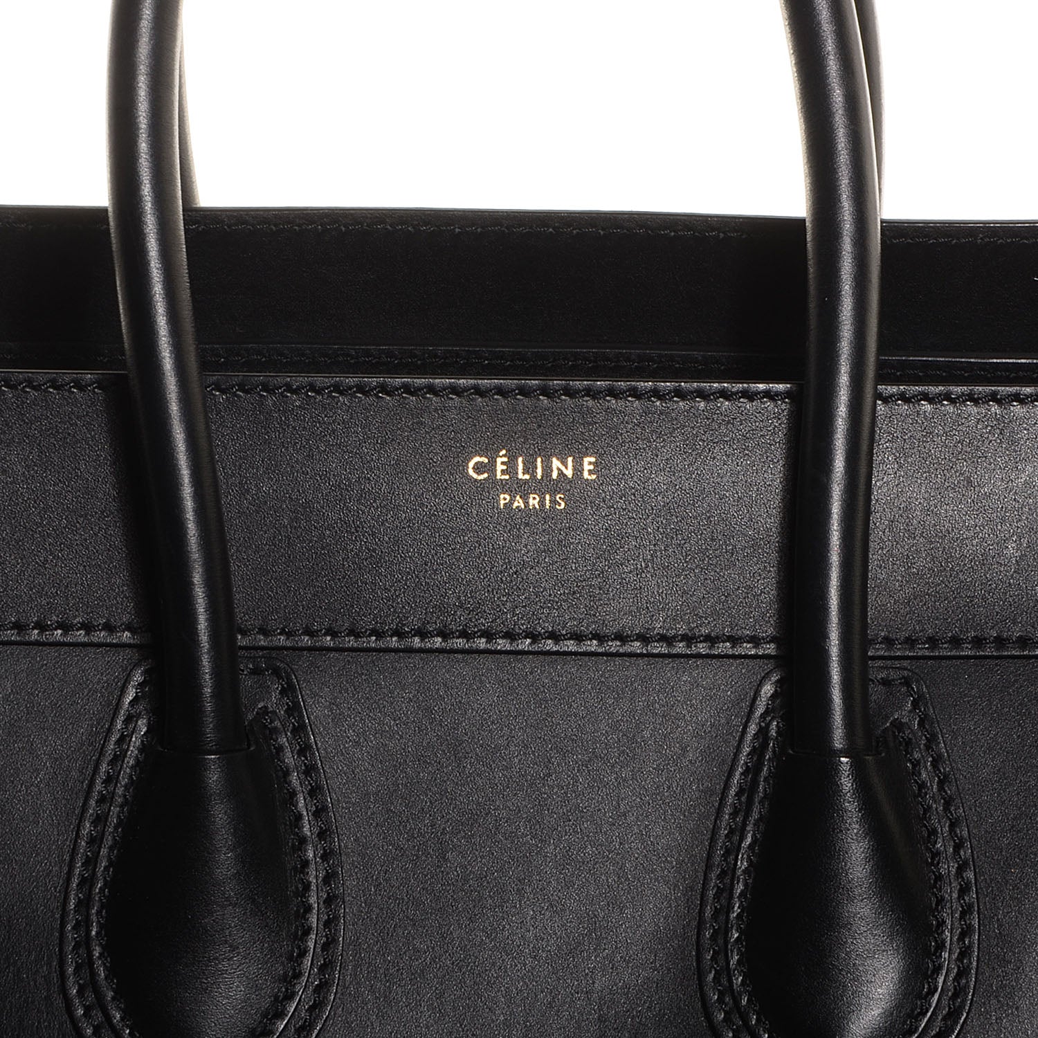 Celine Smooth Calfskin Mini Luggage Black 9 of 9