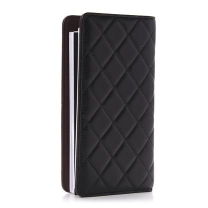 Chanel Lambskin Quilted Medium Agenda Cover Black 2 of 6