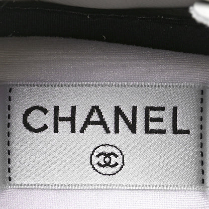 Chanel Cotton Sneakers 37 Pink White 12 of 17