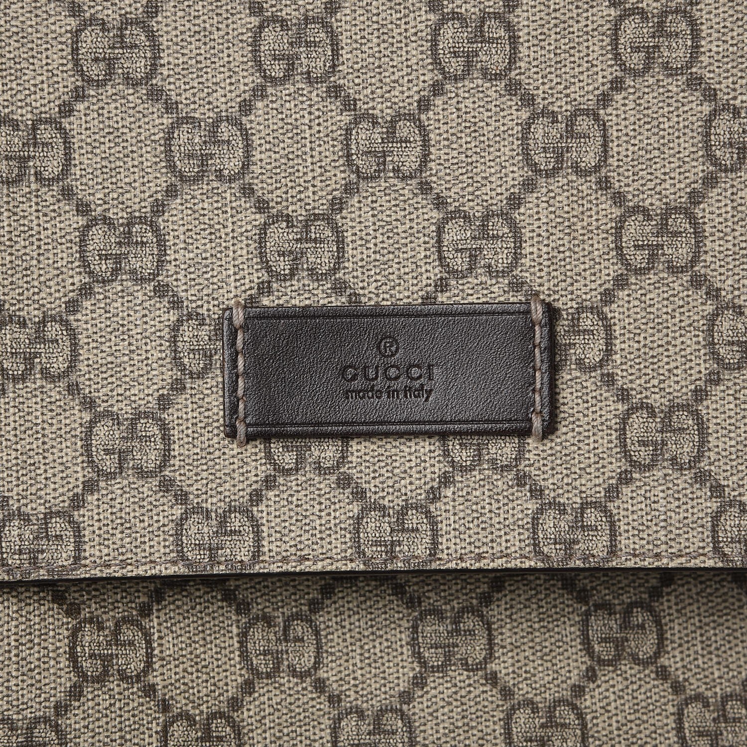 Gucci GG Plus Monogram Messenger Diaper Bag Dark Brown 9 of 14