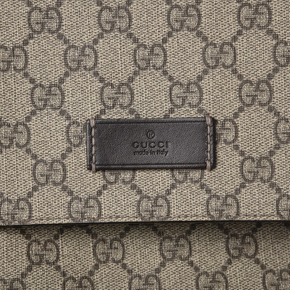 Gucci GG Plus Monogram Messenger Diaper Bag Dark Brown 9 of 14