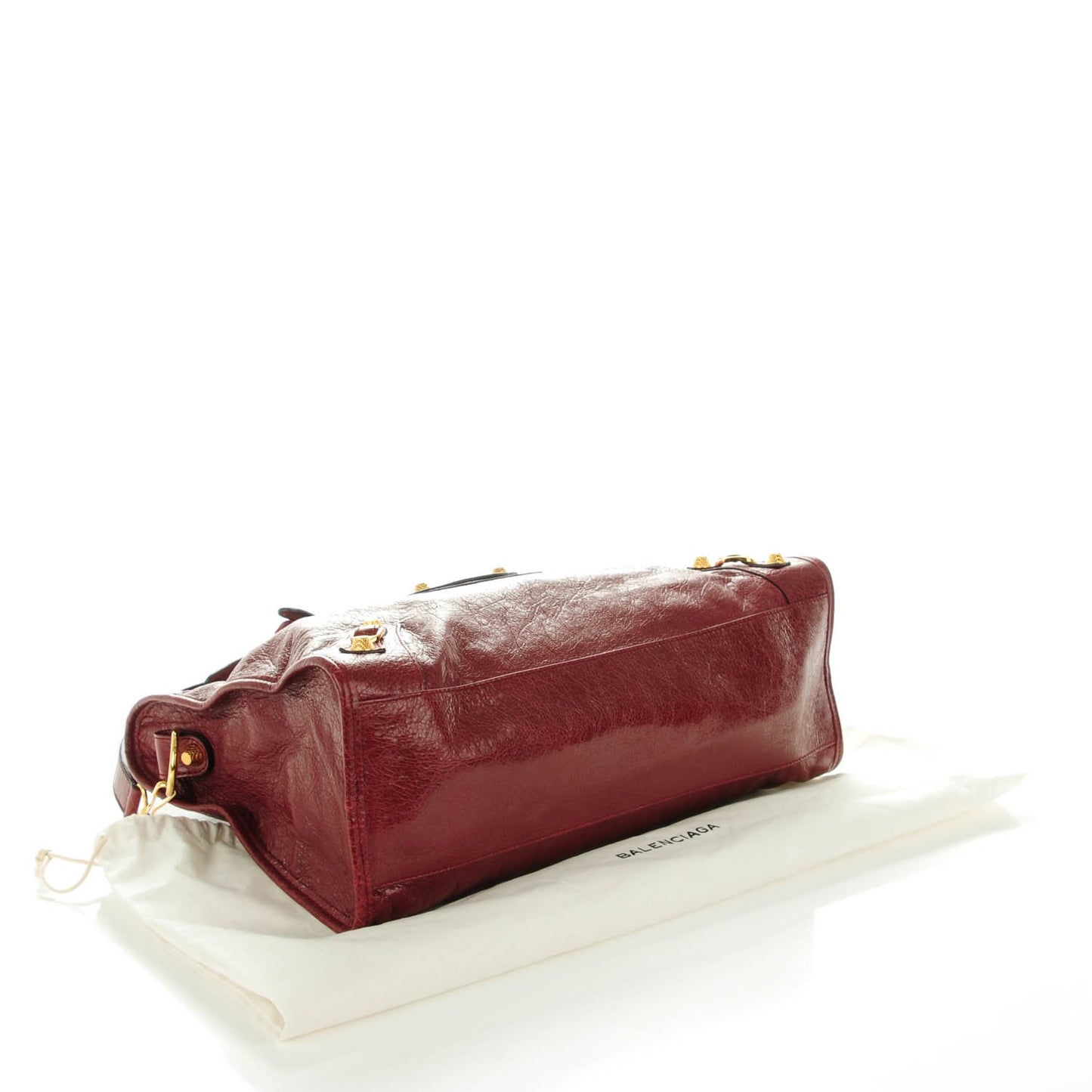 Agneau Giant 12 Gold Hardware City Rouge Cerise