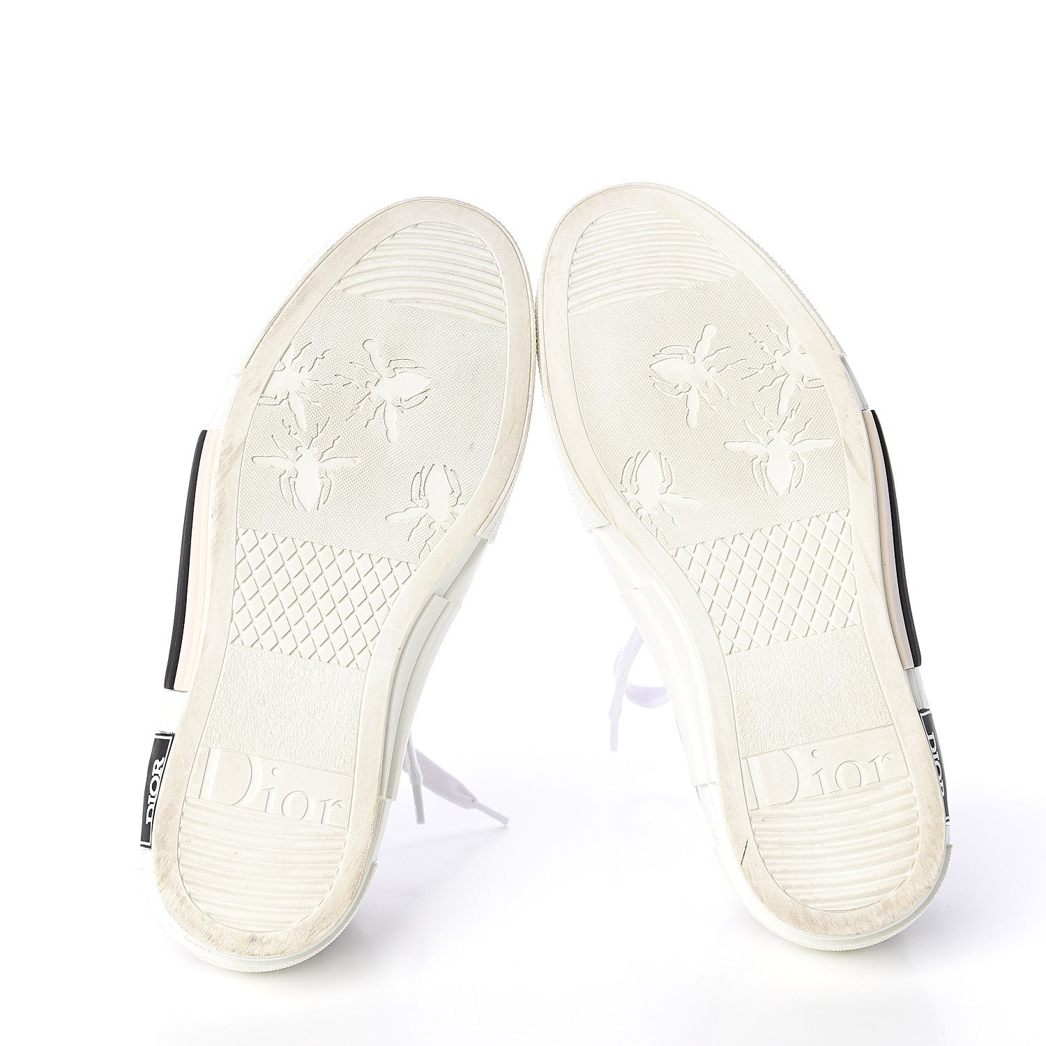 Christian Dior Technical Canvas Oblique Womens B23 Low Top Sneaker 36 White Black 6 of 6