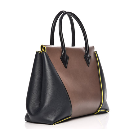Louis Vuitton Veau Cachemire Cuir Orfevre Tote W PM Gris Neon 3 of 14
