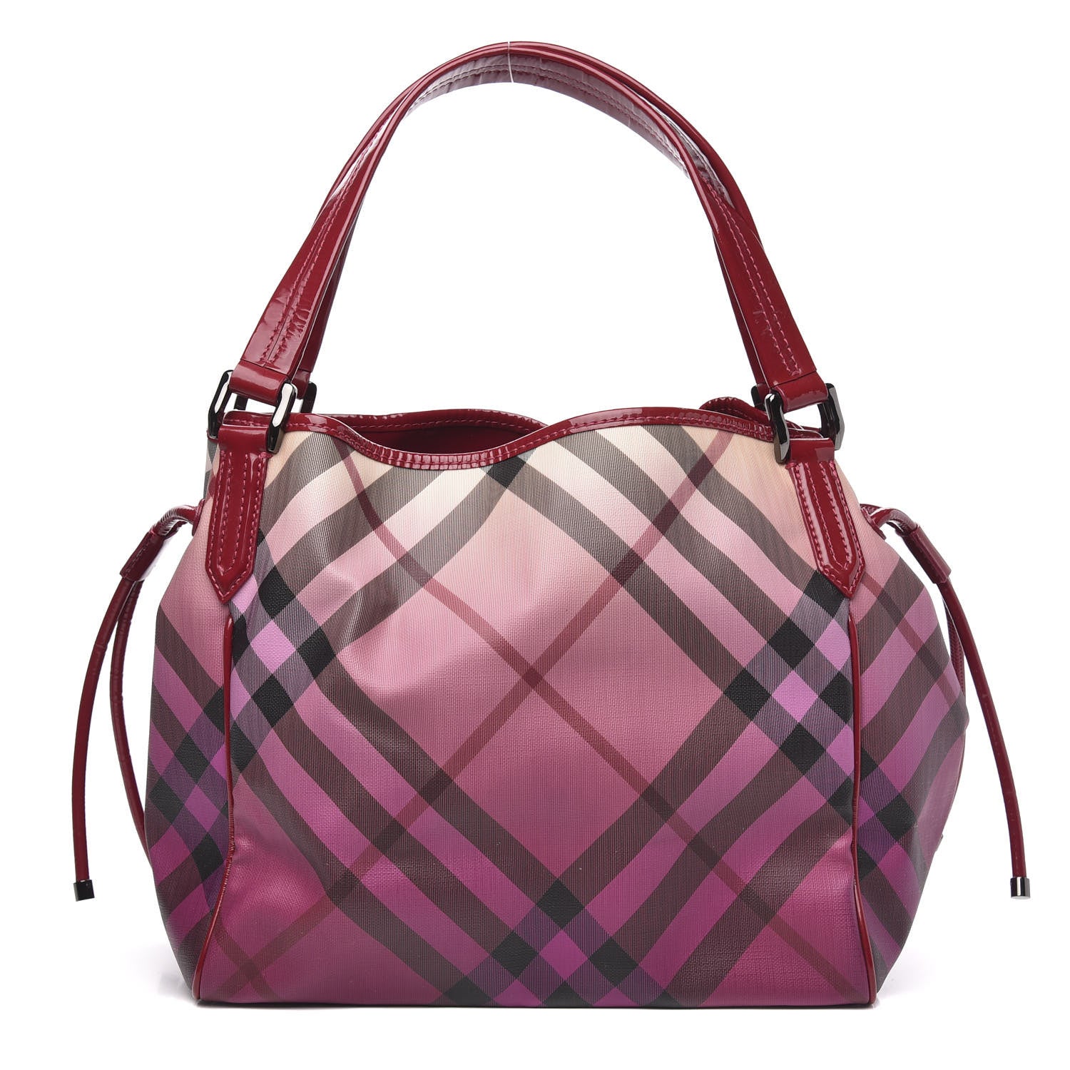 Burberry Nova Pop Degrade Small Bilmore Tote Raspberry 1 of 9