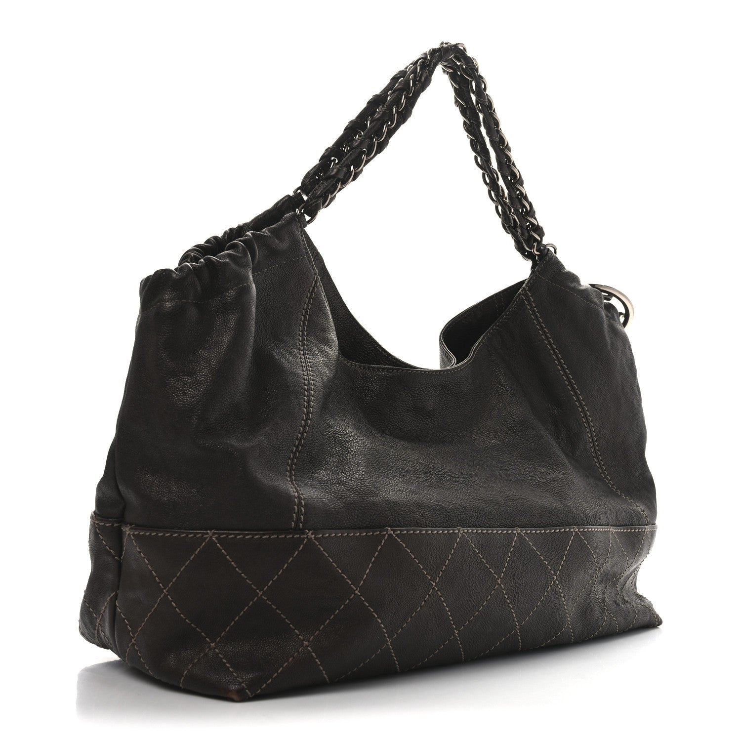 Chanel Metallic Calfskin Baby Coco Cabas Bronze 4 of 12
