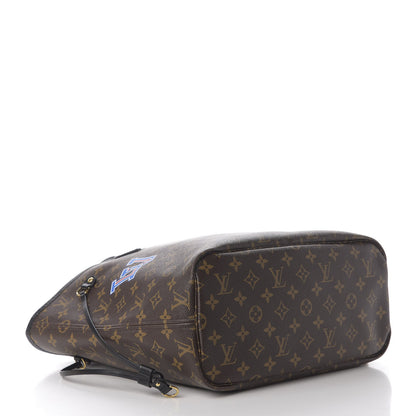 Louis Vuitton Monogram My LV World Tour Neverfull MM 3 of 11