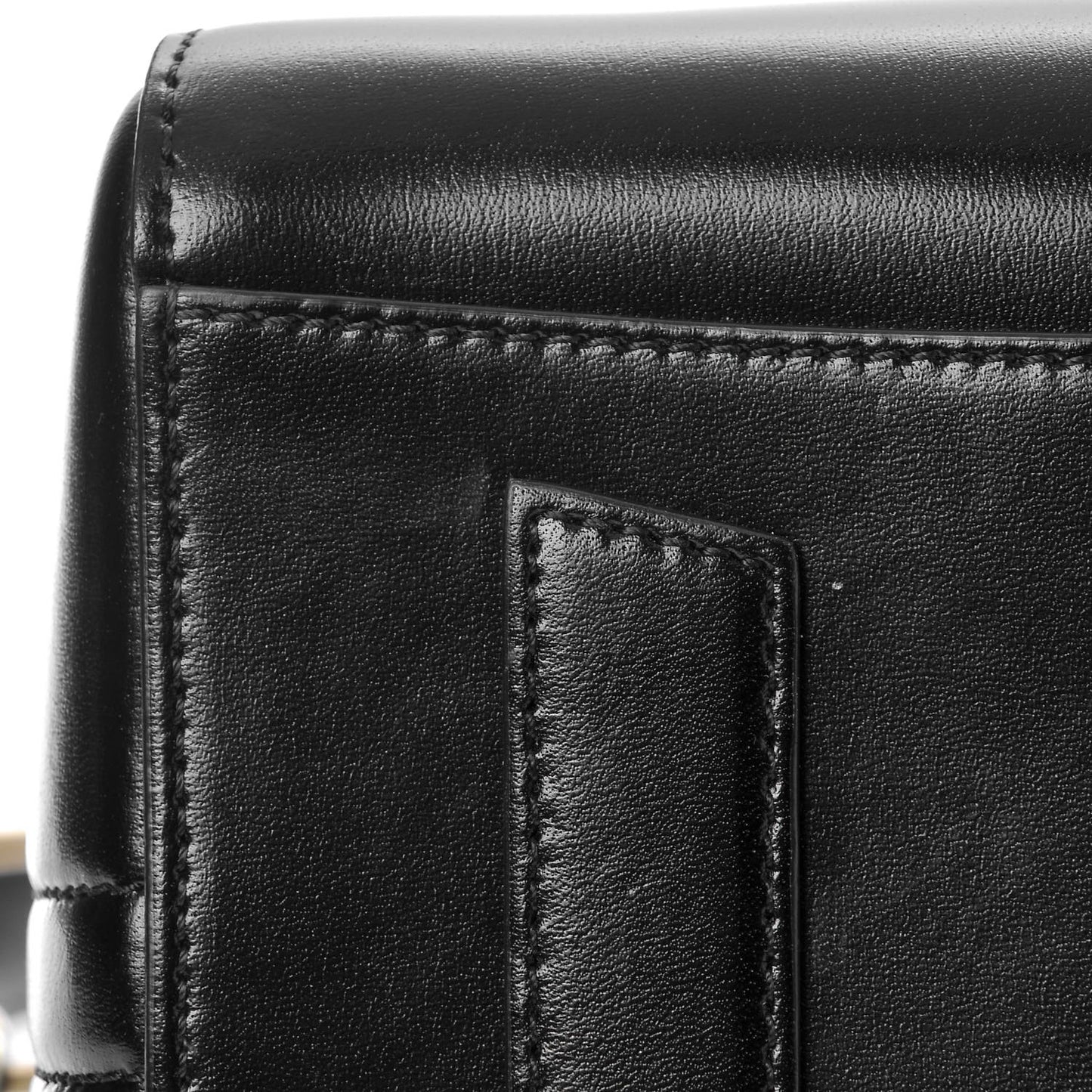 Shiny Lord Calfskin Small Antigona Black