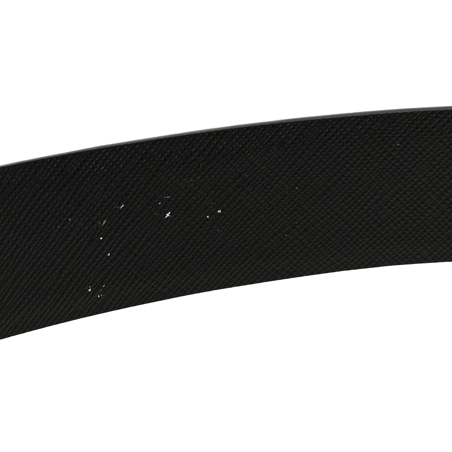 Prada Saffiano Triangle Reversible Belt 85 34 Black Caramel 5 of 6