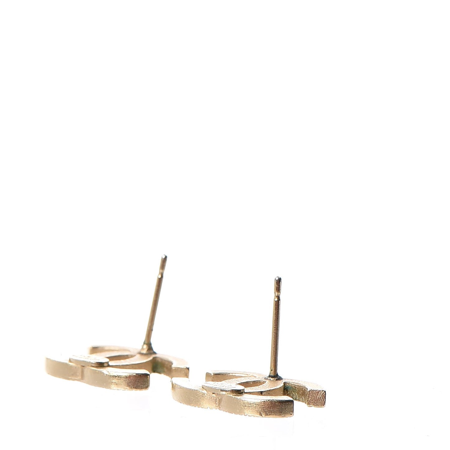 Crystal CC Earrings Gold