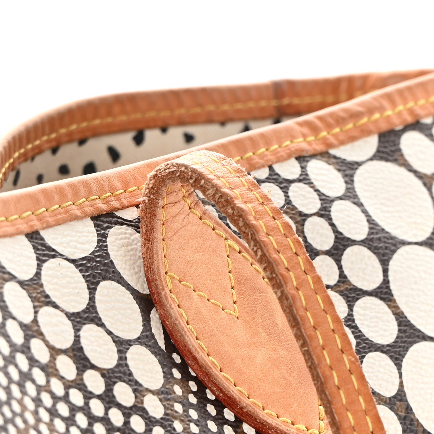 Louis Vuitton Monogram Kusama Waves Neverfull MM White 16 of 20