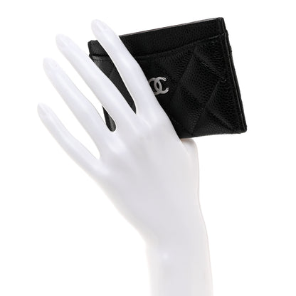 Chanel Caviar Quilted Card Holder Black 2 of 7