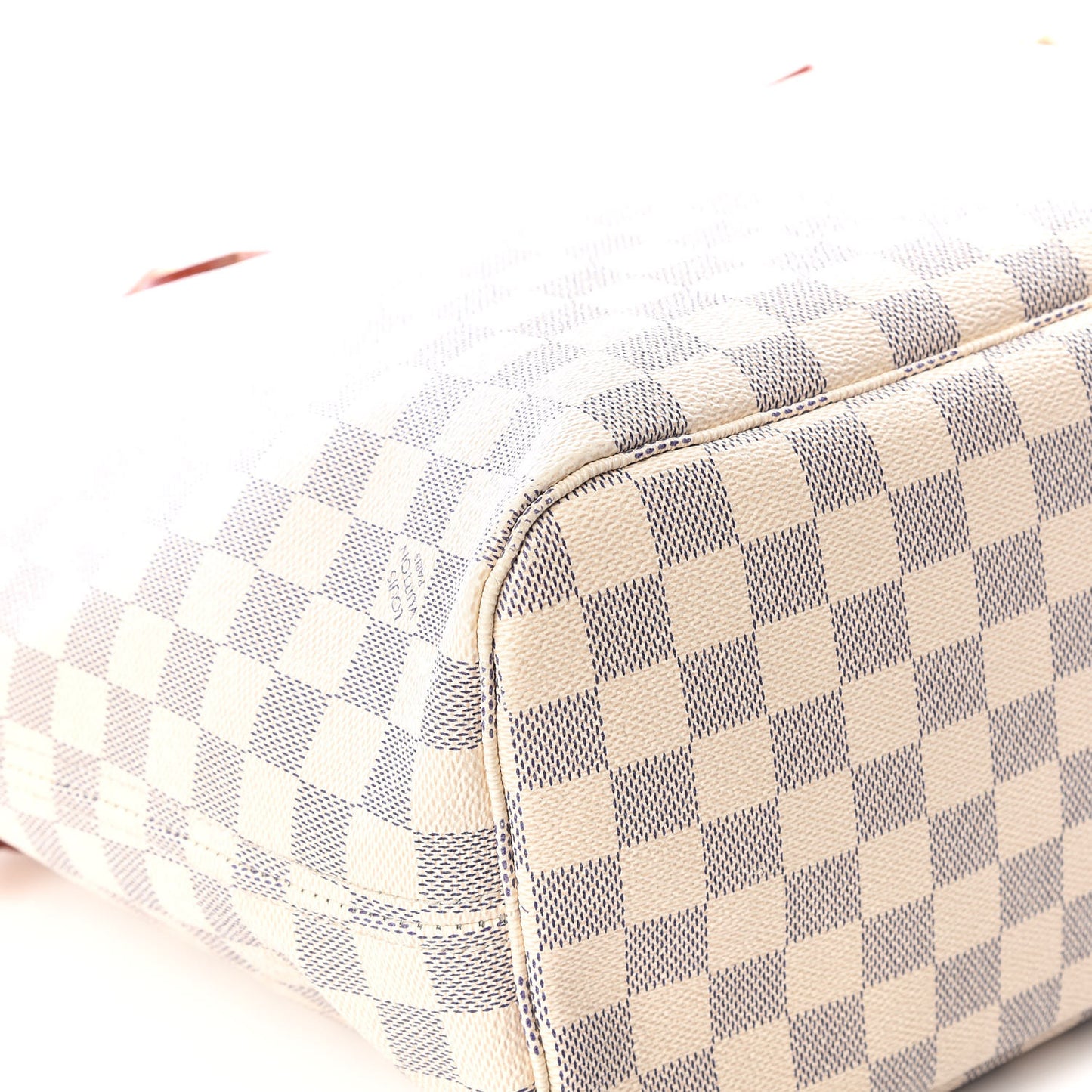 Damier Azur Neo Neverfull MM Rose Ballerine
