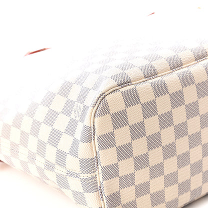 Louis Vuitton Damier Azur Neo Neverfull MM Rose Ballerine 8 of 13