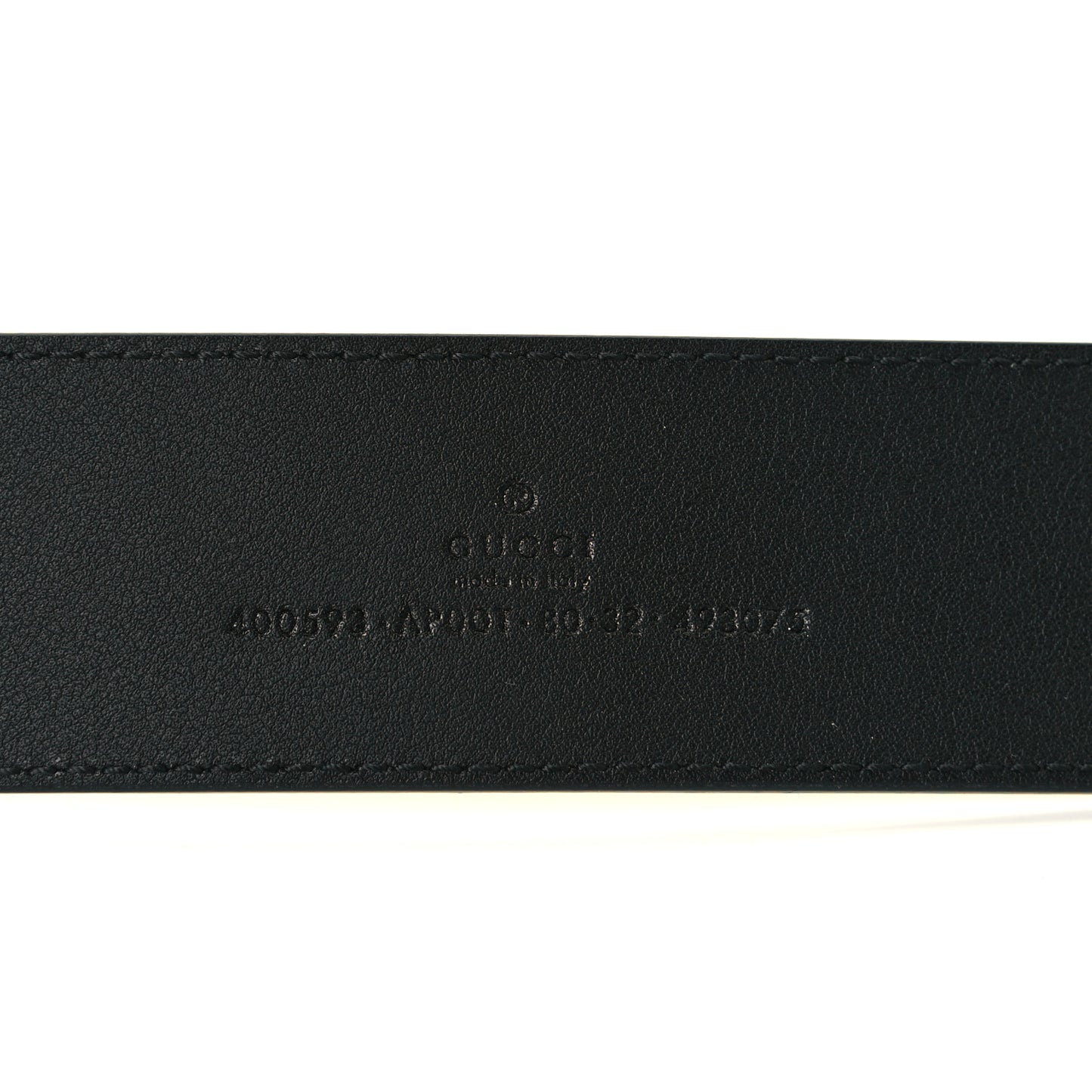 Calfskin Double G 40mm Belt 80 32 Black