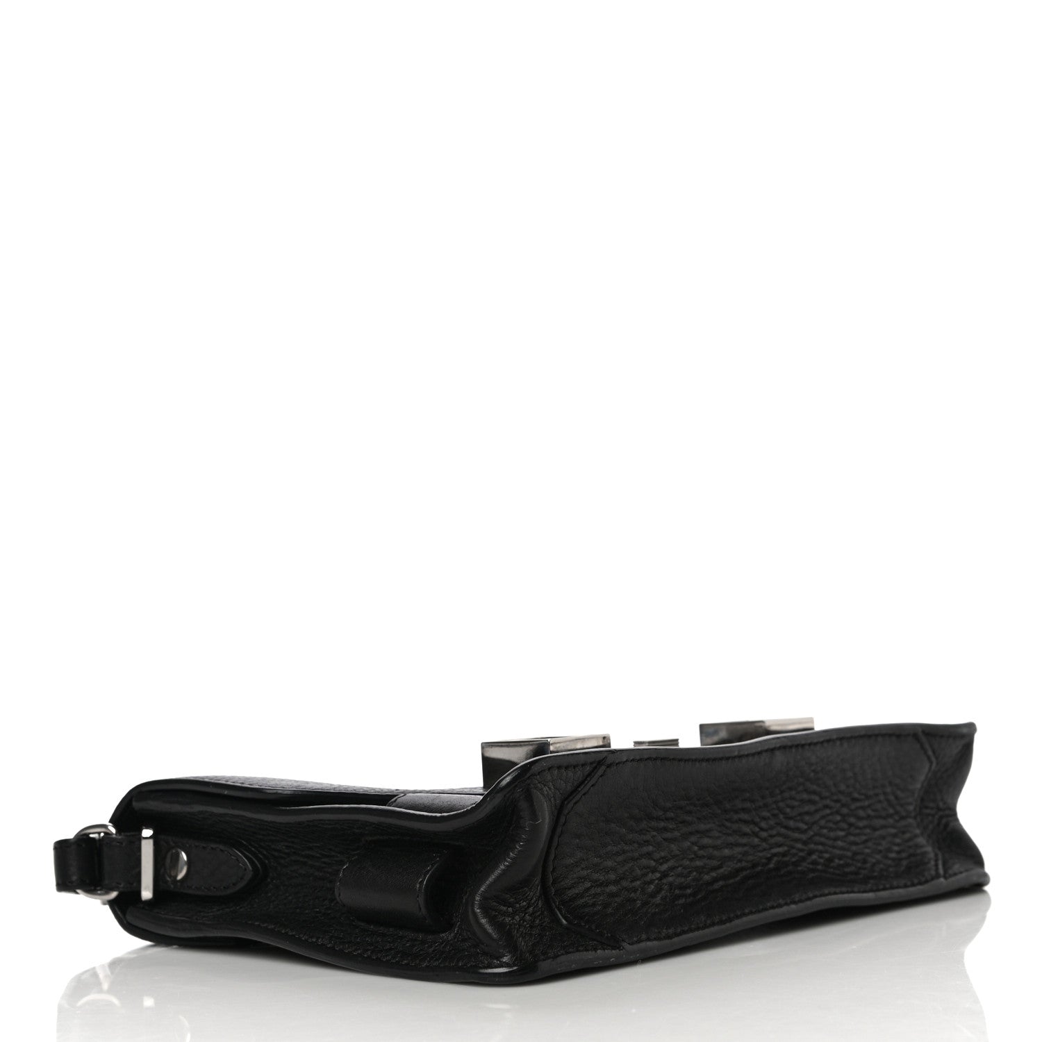 Proenza Schouler Textured Leather PS11 Wristlet Clutch Black 3 of 14