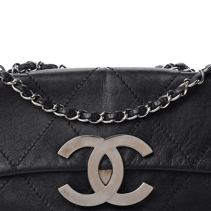 Chanel Lambskin Diamond Stitched CC East West Flap Black 12 of 12
