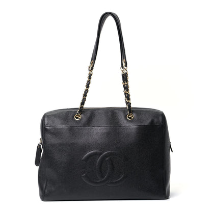 Chanel Caviar CC Timeless Tote Black 1 of 5